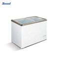 160L Supermarket Small Freezer Mini Ice Cream Display Chest Freezer